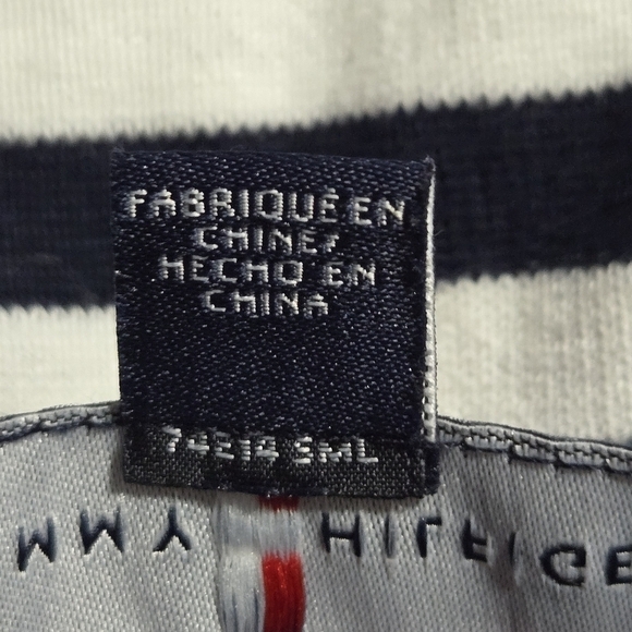 Tommy Hilfiger Petite Womens Navy Classic V Neck Knit Light Sweater Size Small - Picture 6 of 9